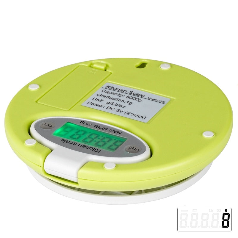 ractical 5KG 1g LCD Display Electronic Kitchen Scale Digital Scale