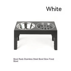 Pet Feeder Slow Feeding Bowl Lifting Dog Bowl Rack Neck Protection